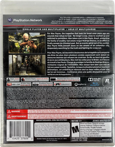 Max Payne 3 (Greatest Hits) - PlayStation 3