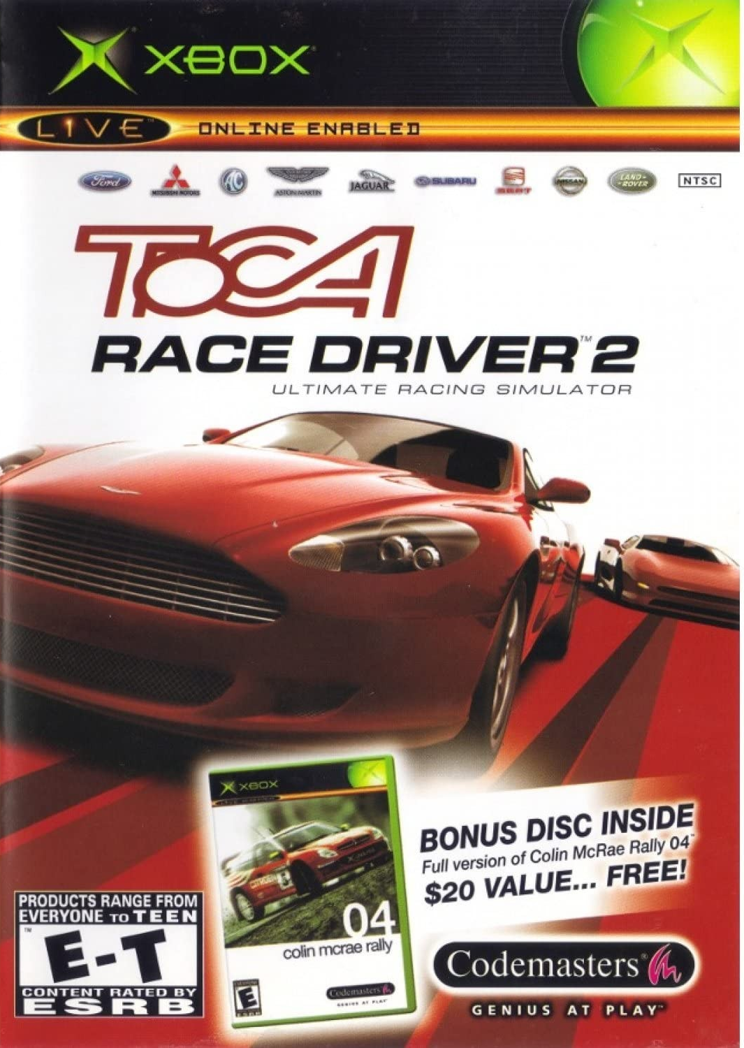 TOCA Race Driver 2 / Colin McRae Rally 4 Bundle - Xbox