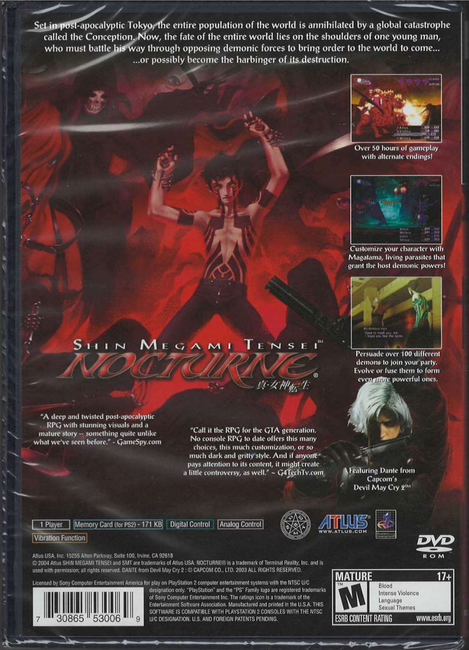 Shin Megami Tensei: Nocturne - PlayStation 2