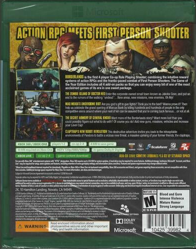 Borderlands Game of the Year Edition - Xbox 360