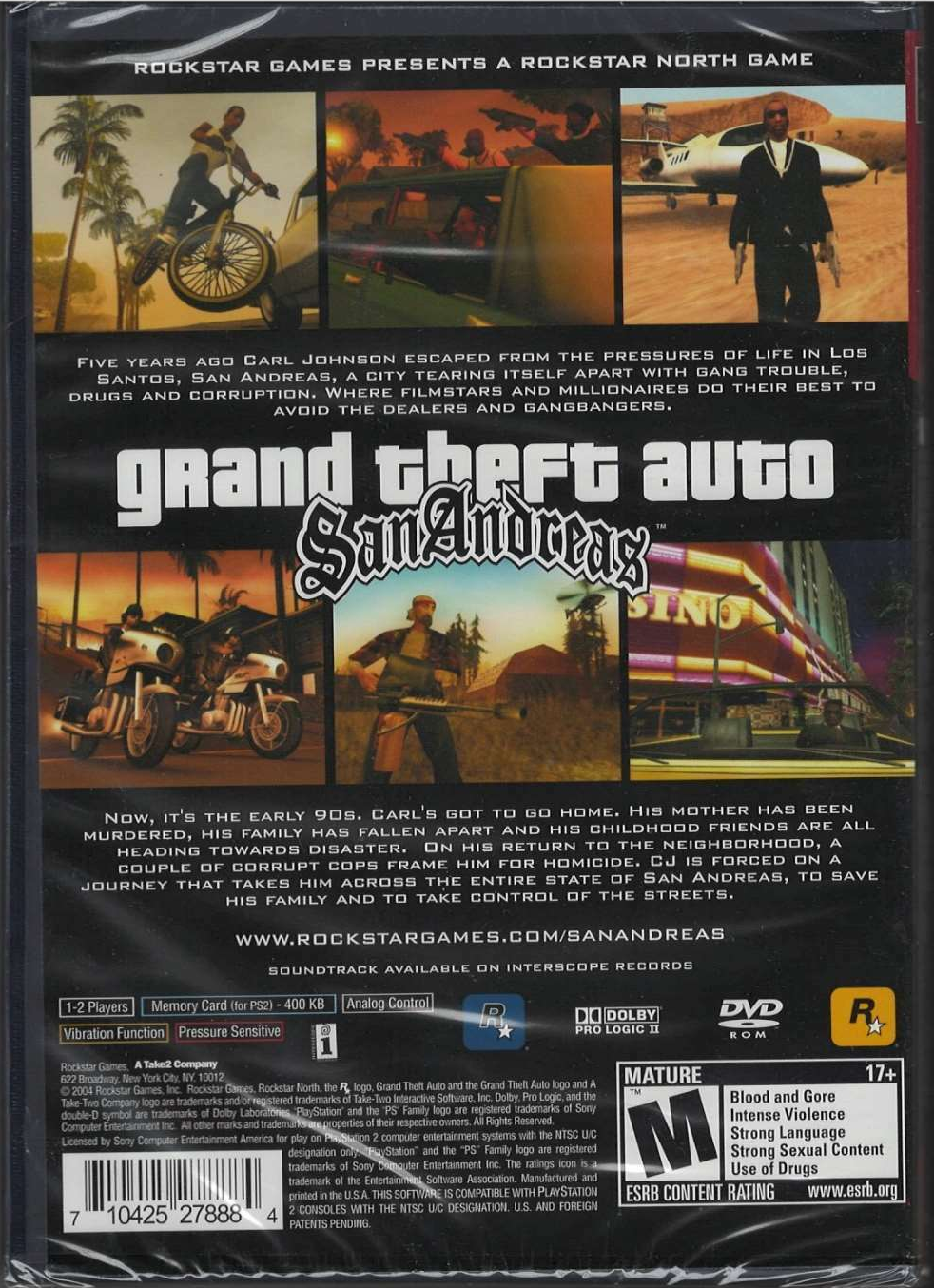 Grand Theft Auto San Andreas Greatest Hits - PlayStation 2