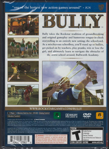 Bully (Greatest Hits) - PlayStation 2