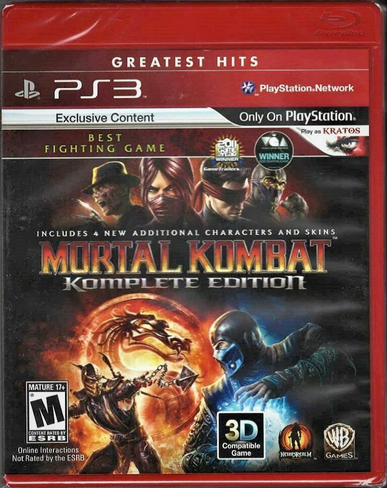 Mortal Kombat Komplete Edition (Greatest Hits) - PlayStation 3