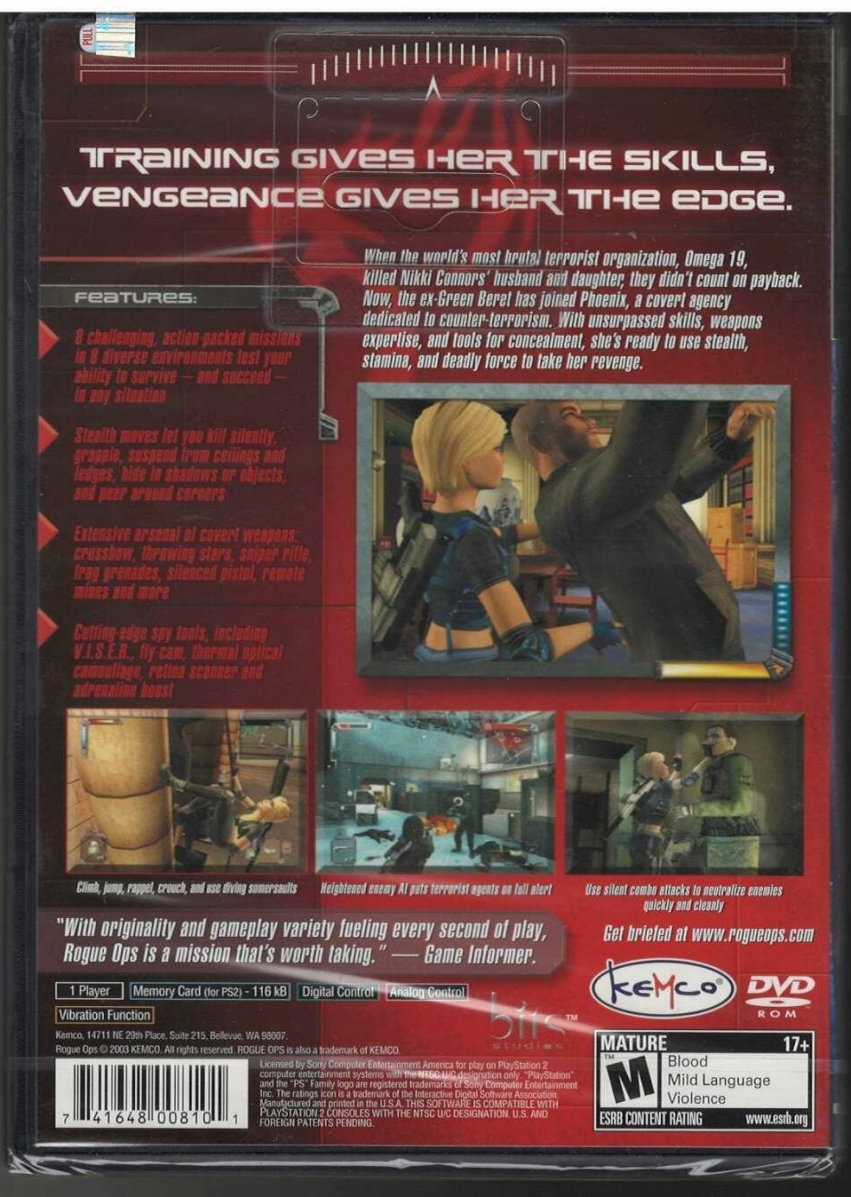 Rogue Ops - PlayStation 2