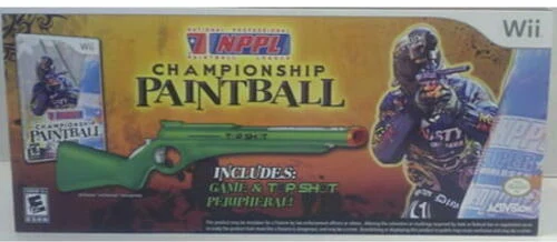 NPPL Championship Paintball with gun - Nintendo Wii