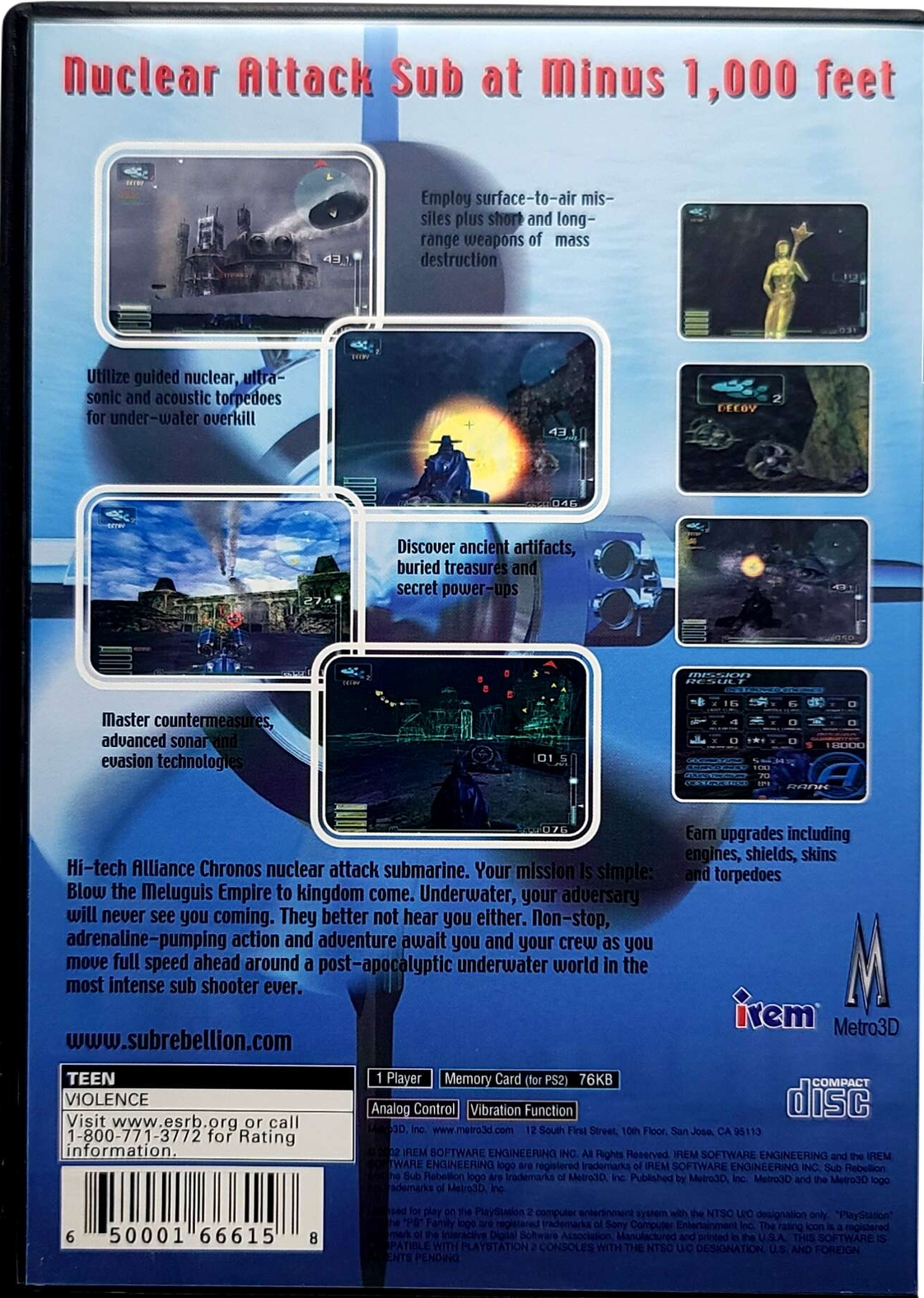 Sub Rebellion - PlayStation 2