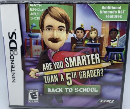 Are You Smarter Than a 5th Grader: Back to School - Nintendo DS