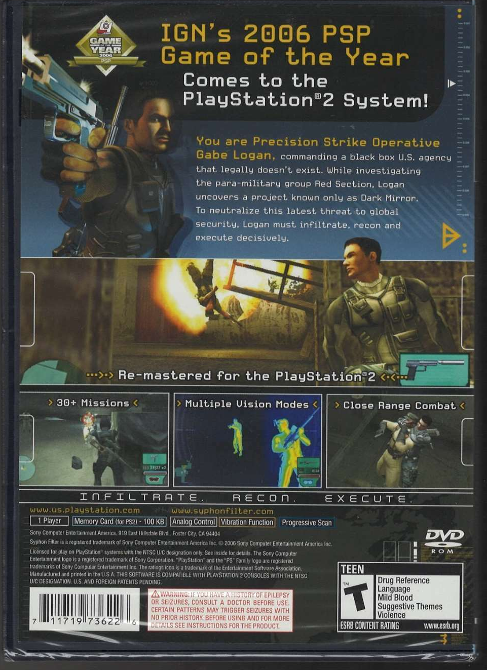 Syphon Filter: Dark Mirror - PlayStation 2