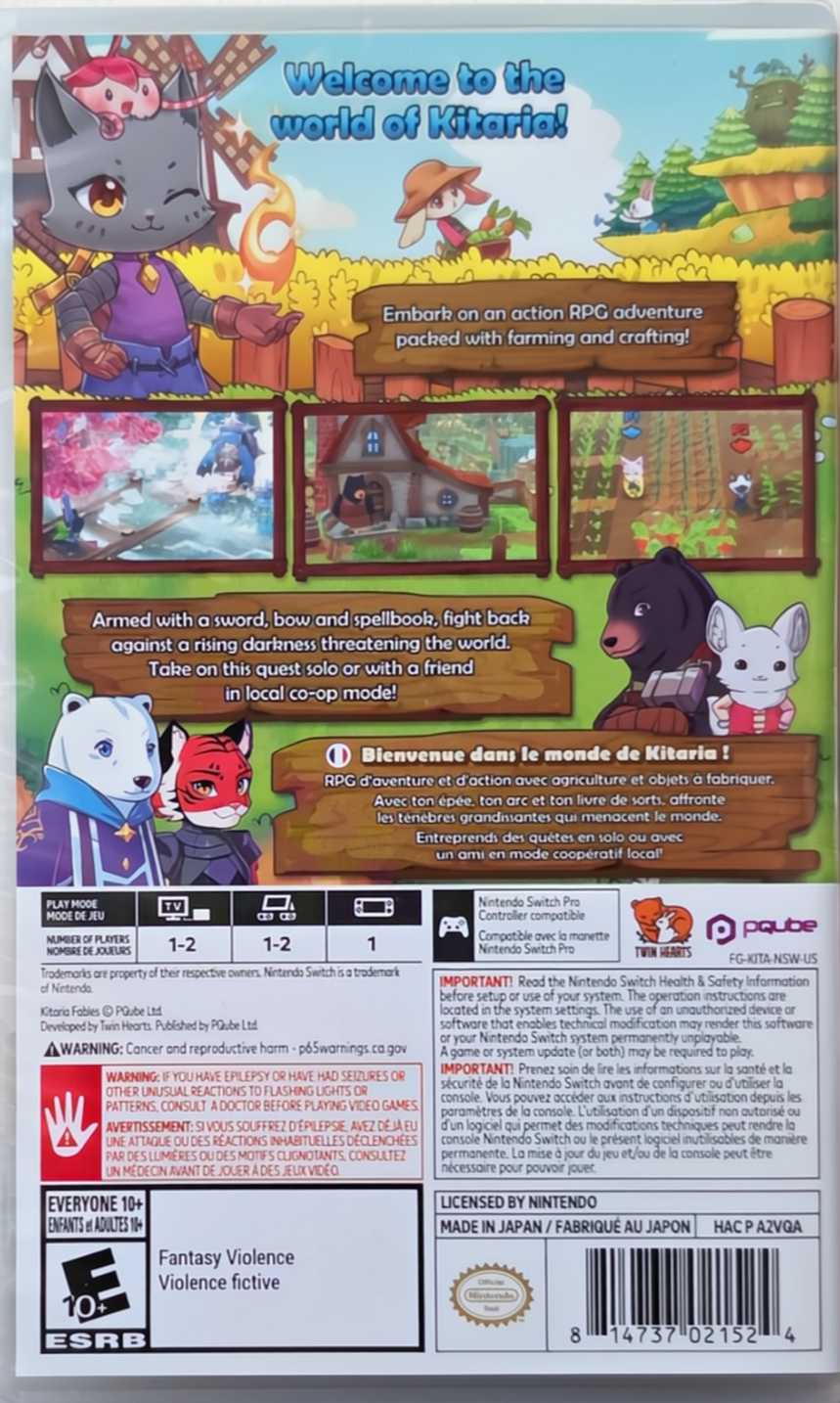 Kitaria Fables - Nintendo Switch