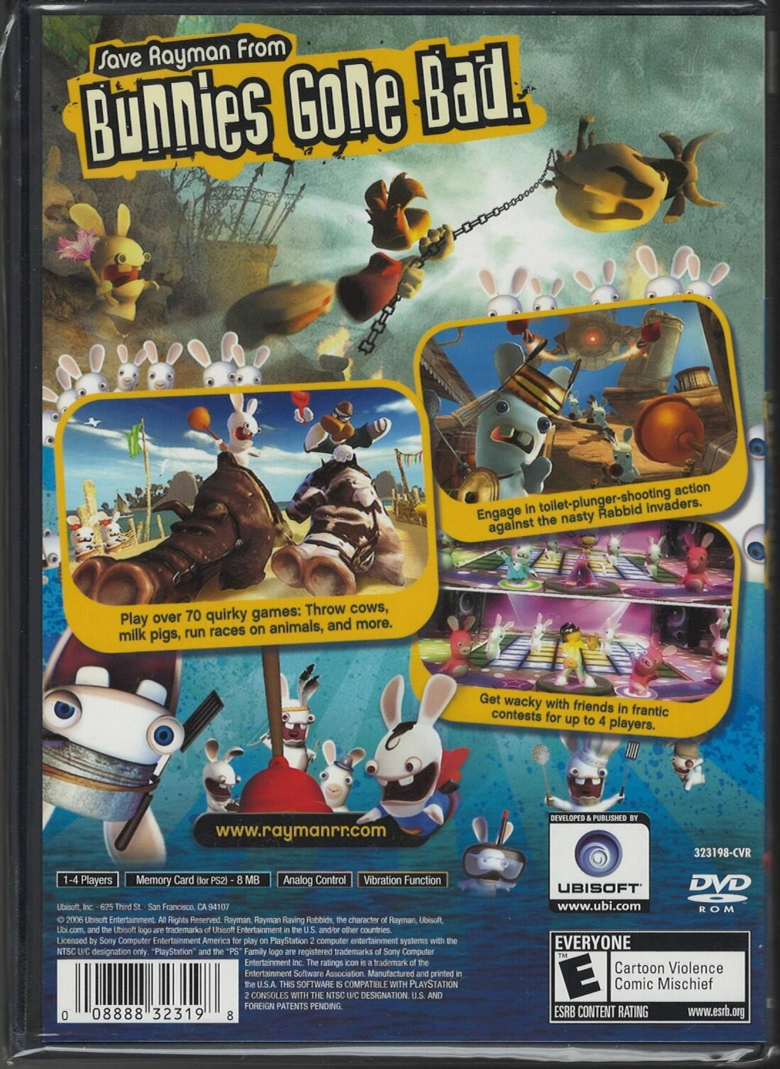 Rayman Raving Rabbids - PlayStation 2 – DustyGame