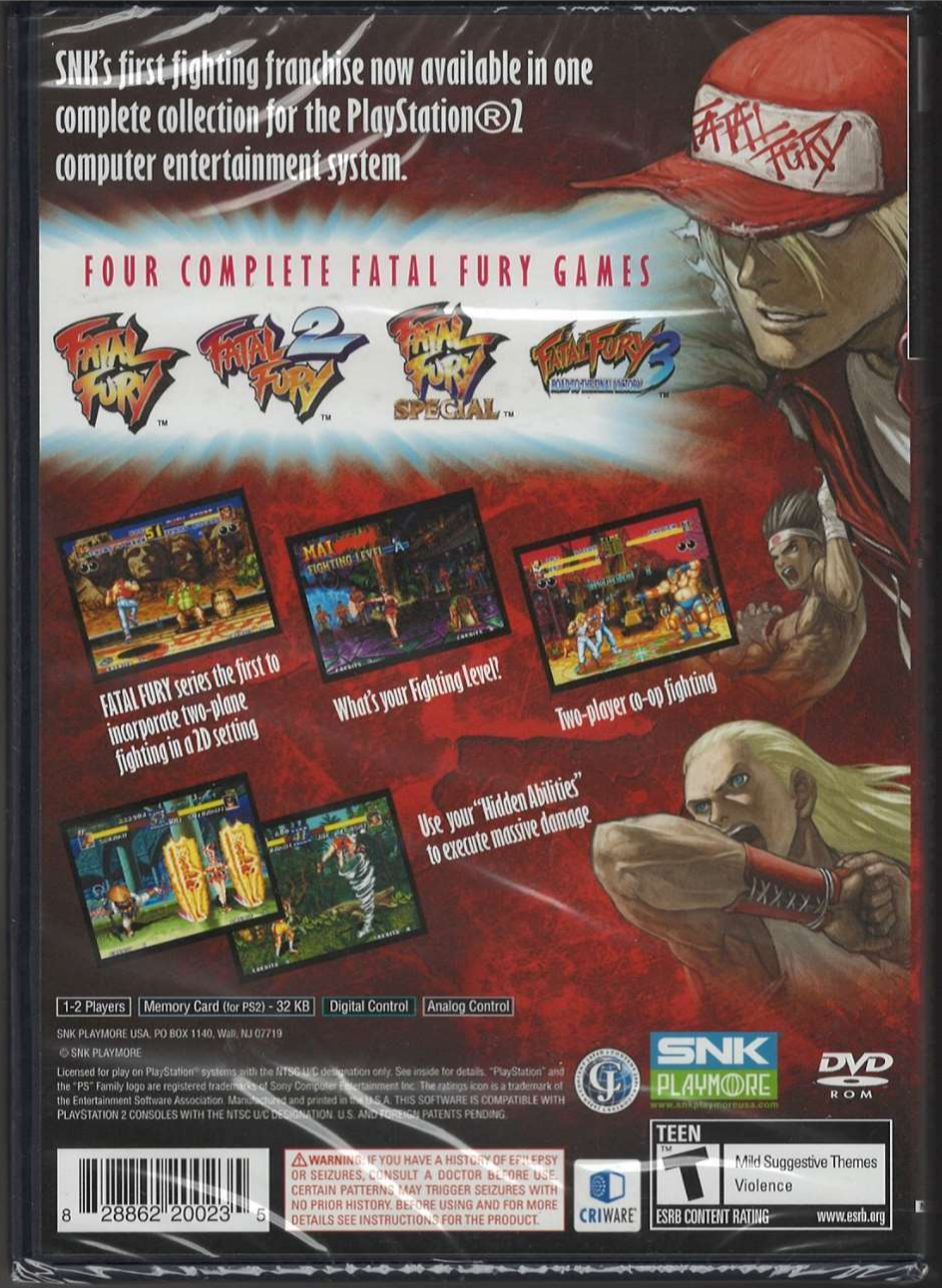 Fatal Fury Battle Archives Volume 1 - PlayStation 2