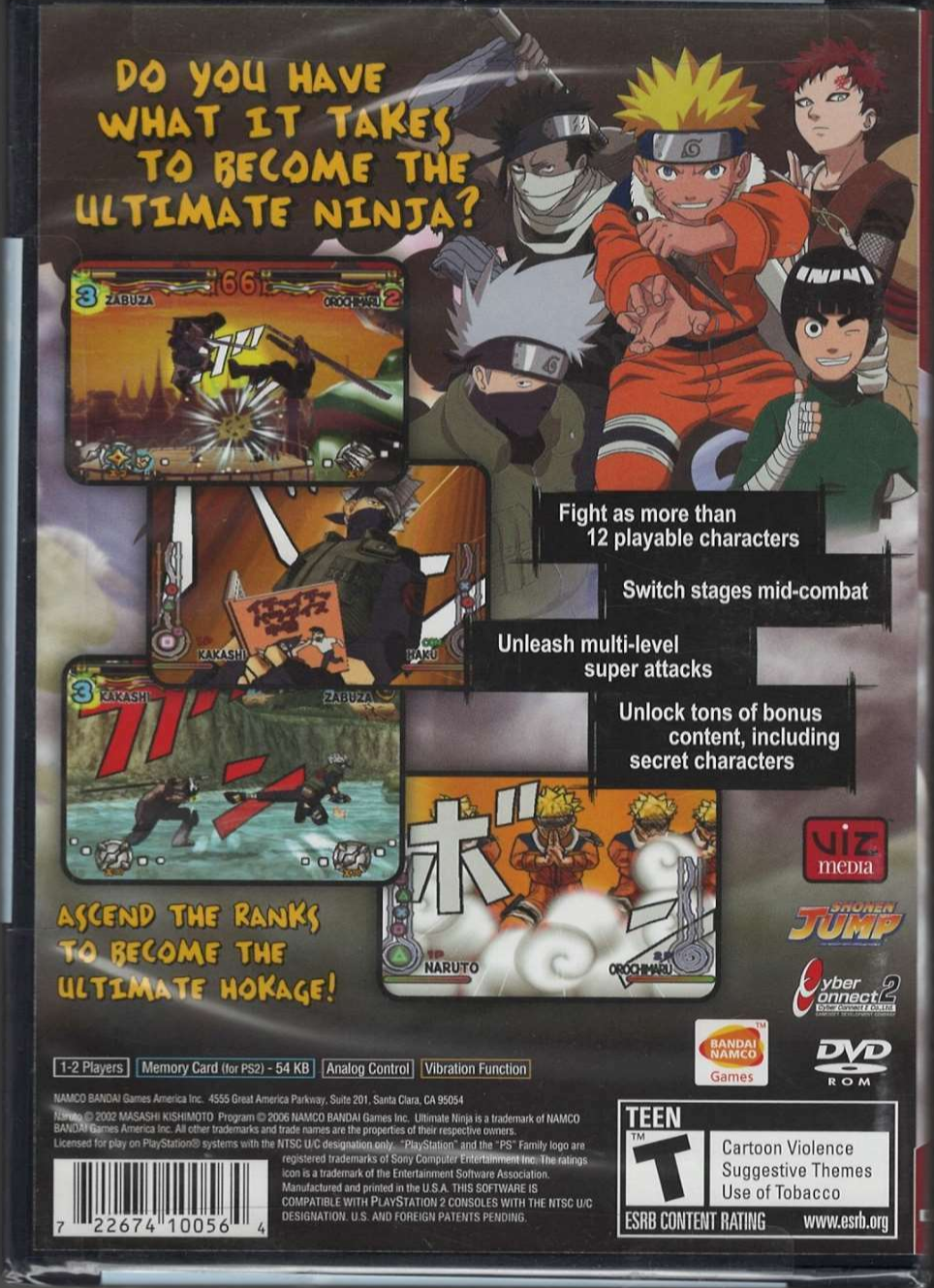 Naruto Ultimate Ninja (Greatest Hits) - PlayStation 2