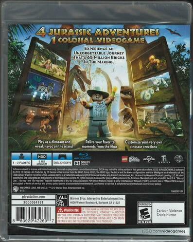 LEGO Jurassic World - PlayStation 3