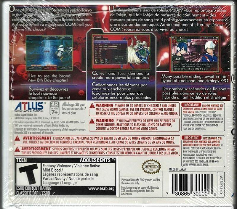 Shin Megami Tensei: Devil Survivor Overclocked - Nintendo 3DS