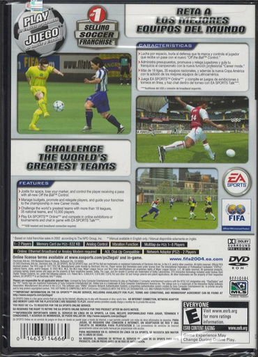 FIFA Soccer 2004 - PlayStation 2