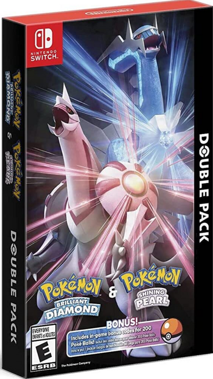 Pokemon Brilliant Diamond & Pokemon Shining Pearl Double Pack - Nintendo Switch