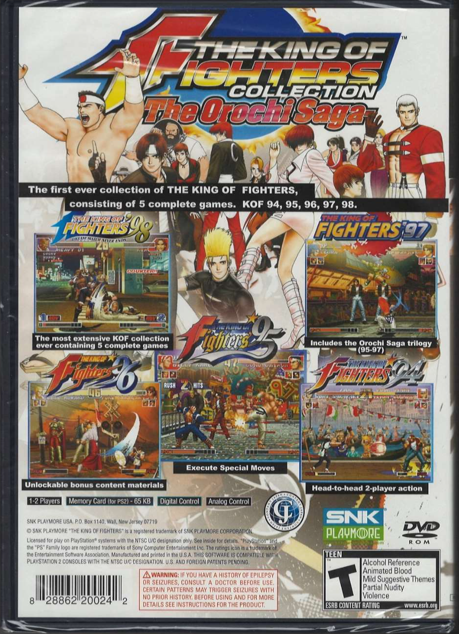 The King of Fighters Collection: The Orochi Saga - PlayStation 2