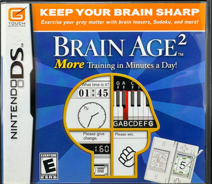 Brain Age 2: More Training in Minutes a Day - Nintendo DS