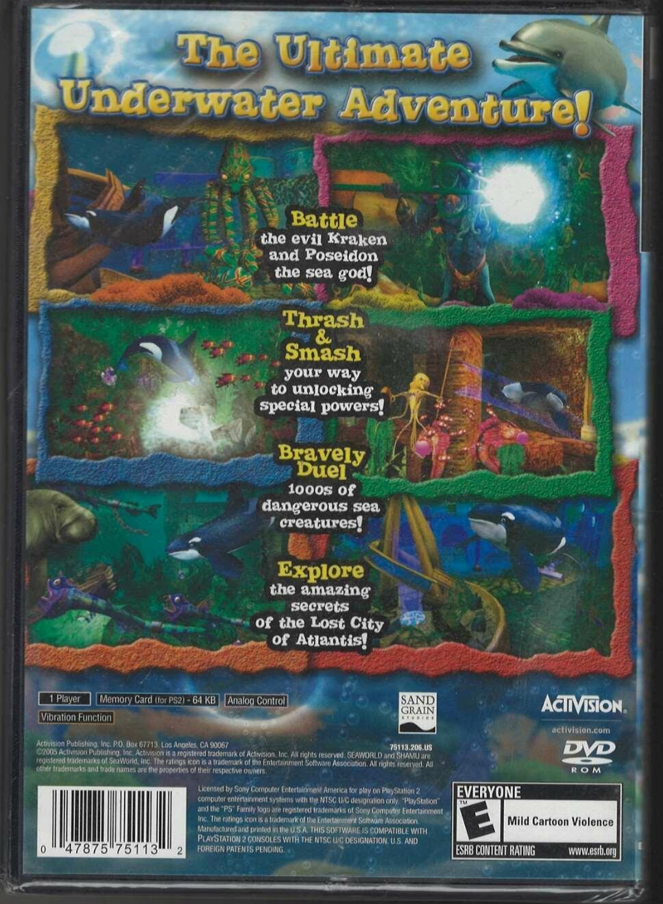 Seaworld: Shamu Deep Sea Adventures - PlayStation 2