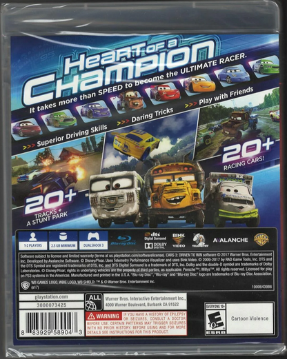 Cars 3: Driven to Win - PlayStation 3