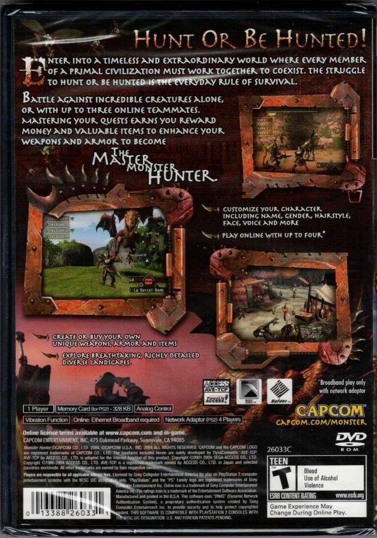 Monster Hunter - PlayStation 2