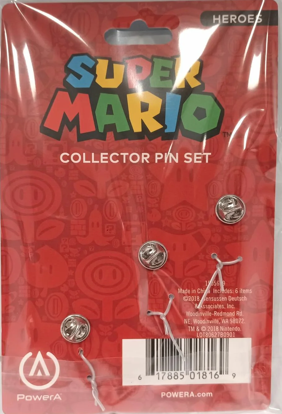 PowerA Collector Pin Set - Super Mario Heroes