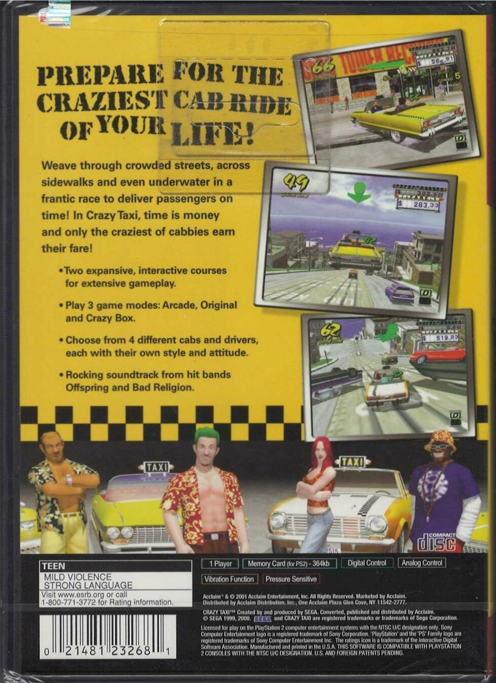 Crazy Taxi - Playstation 2