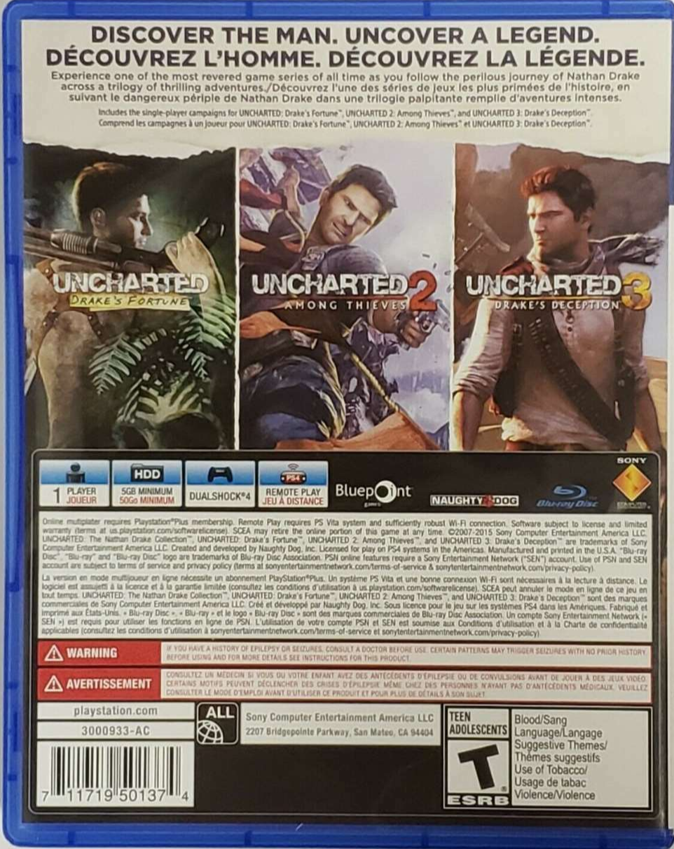 Uncharted: The Nathan Drake Collection - PlayStation 4