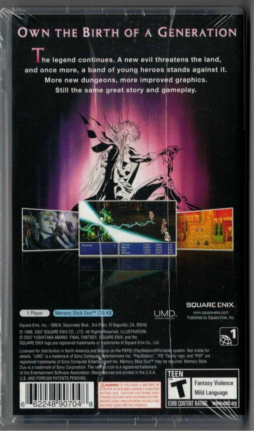 Final Fantasy II - Sony PSP