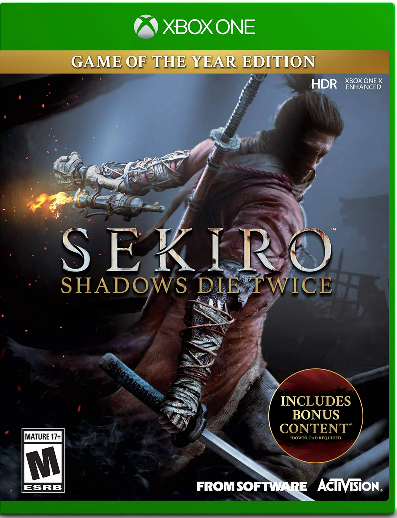 Sekiro Shadows Die Twice - Xbox One