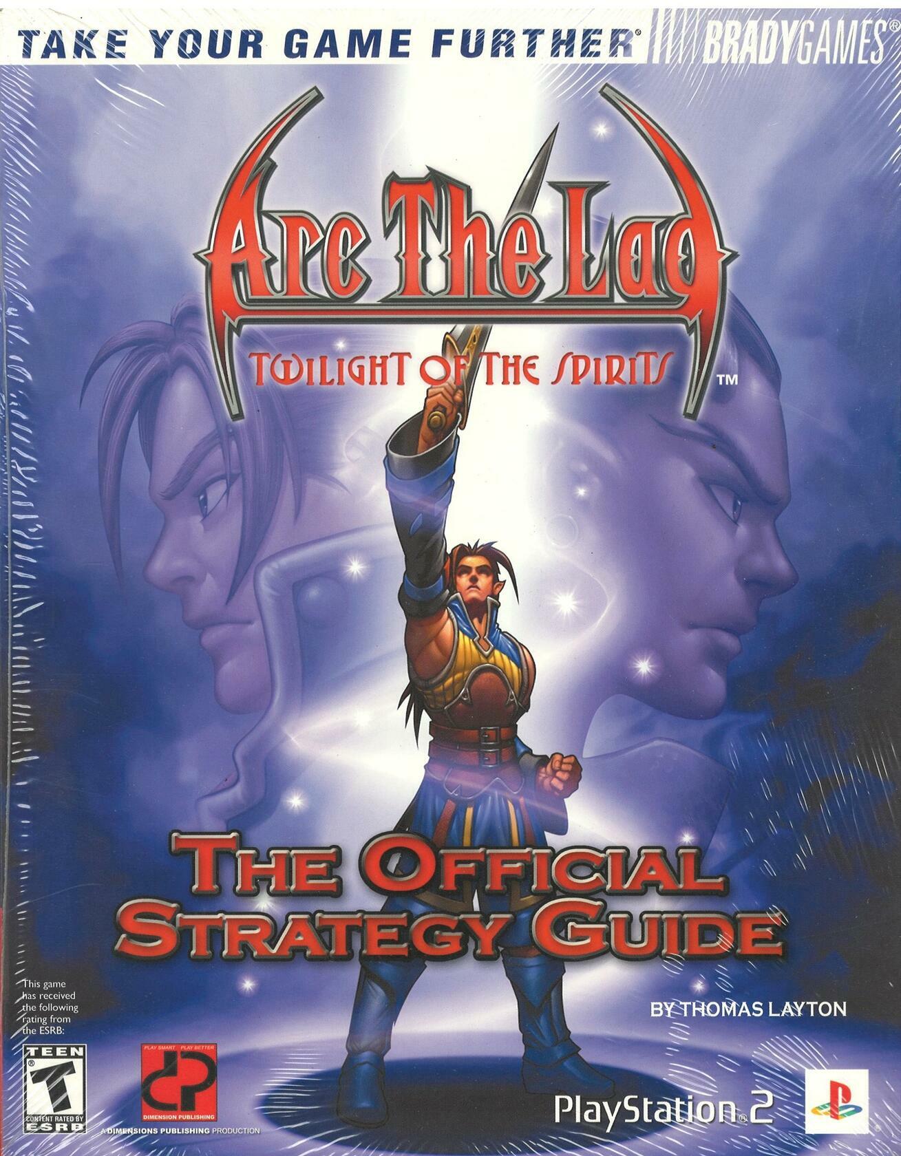 Arc the Lad: Twilight of the Spirits - BradyGames Official Strategy Guide