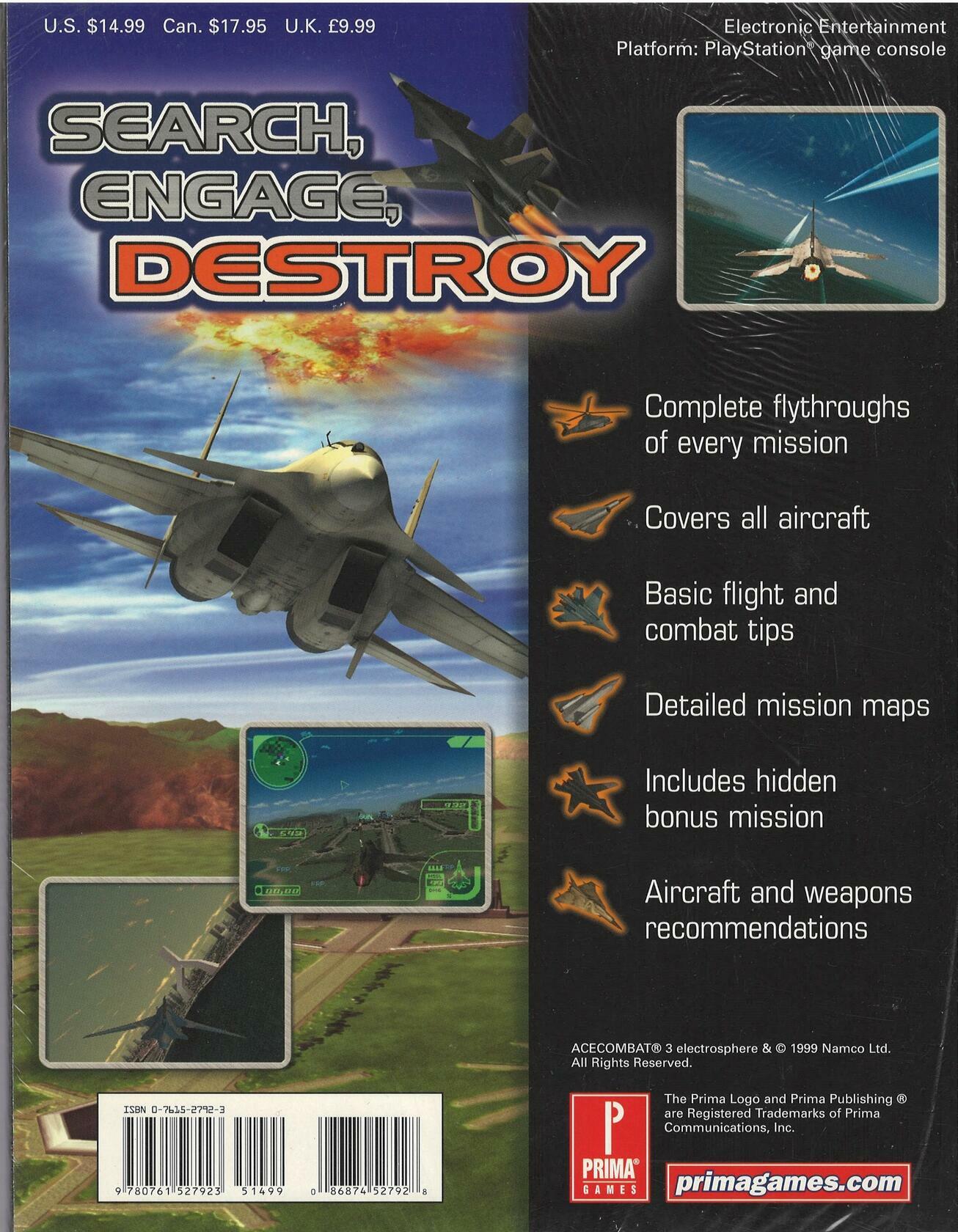 Ace Combat 3 Electrosphere - Prima's Official Strategy Guide