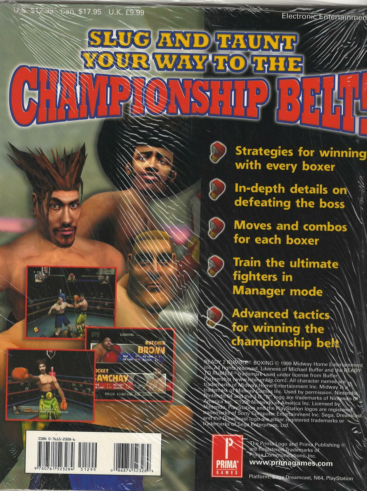 Ready 2 Rumble: Prima's Official Strategy Guide