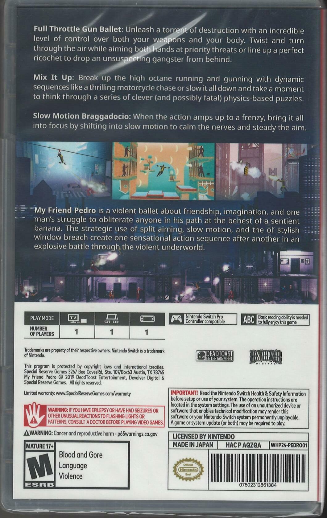 My Friend Pedro (Devolver) - Nintendo Switch