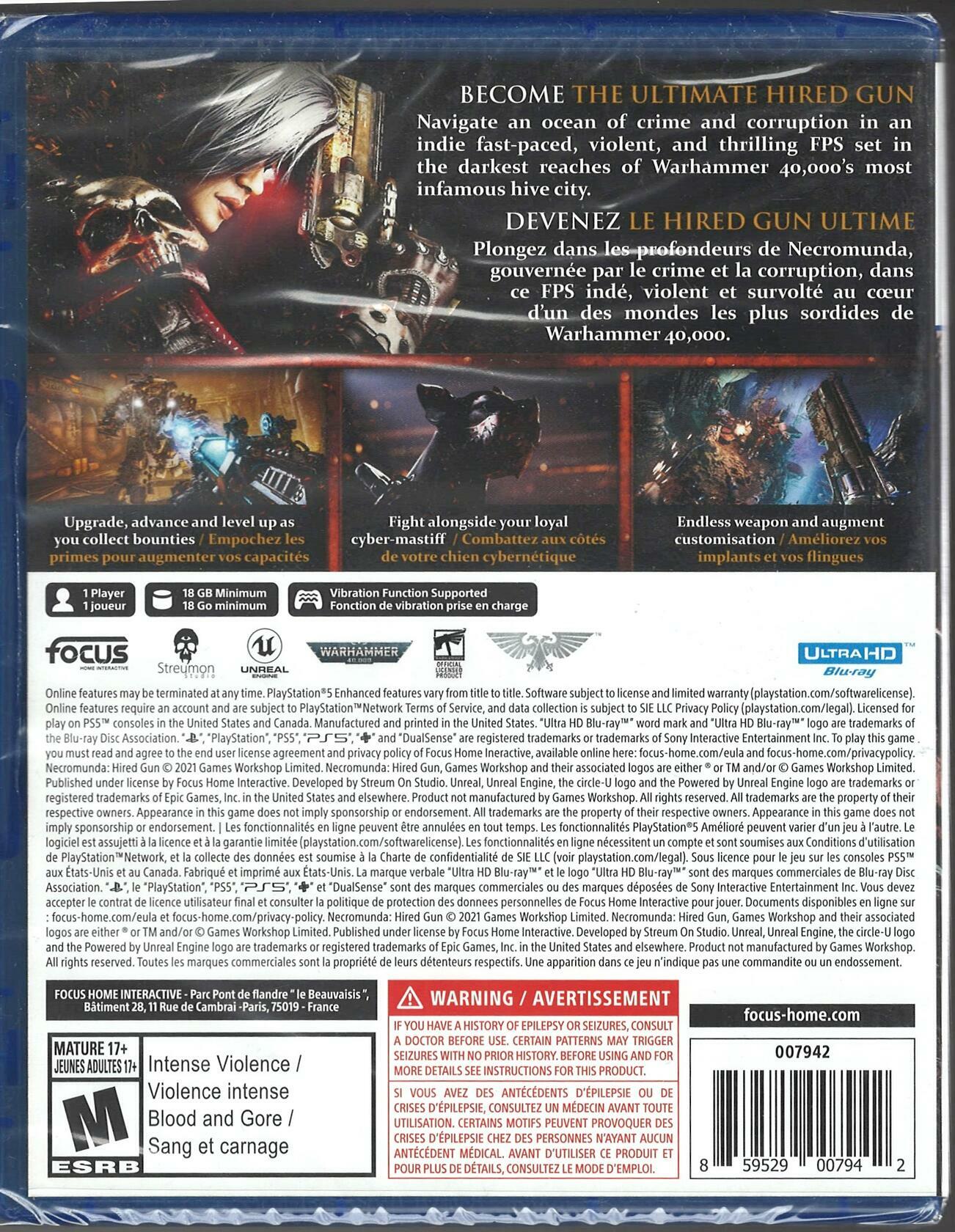 Necromunda: Hired Gun - Playstation 5