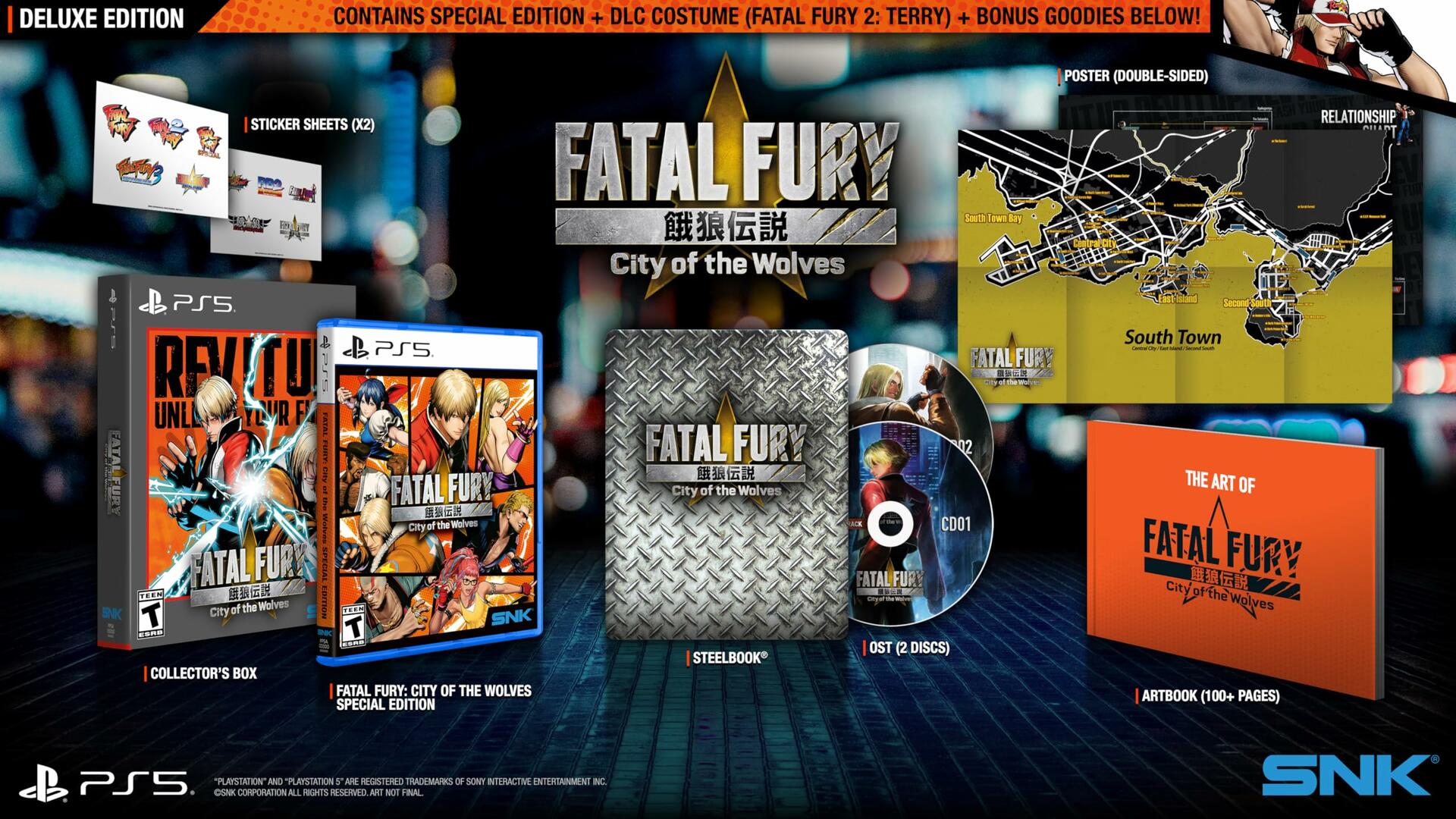 Fatal Fury: City Of The Wolves Deluxe Edition for Playstation 5 [video game]