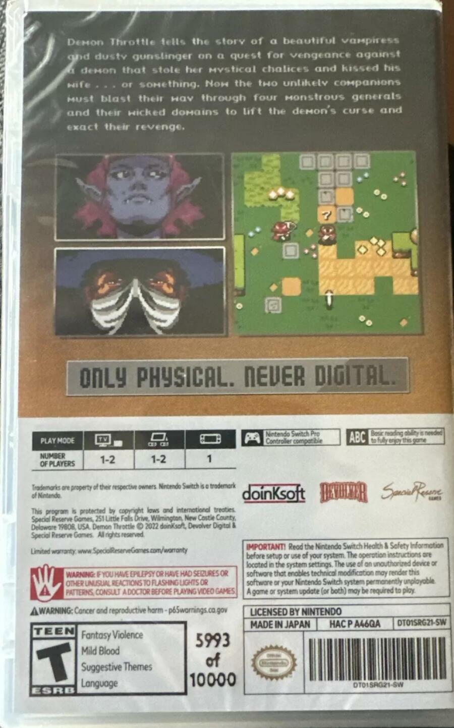 Demon Throttle (Single) - Nintendo Switch