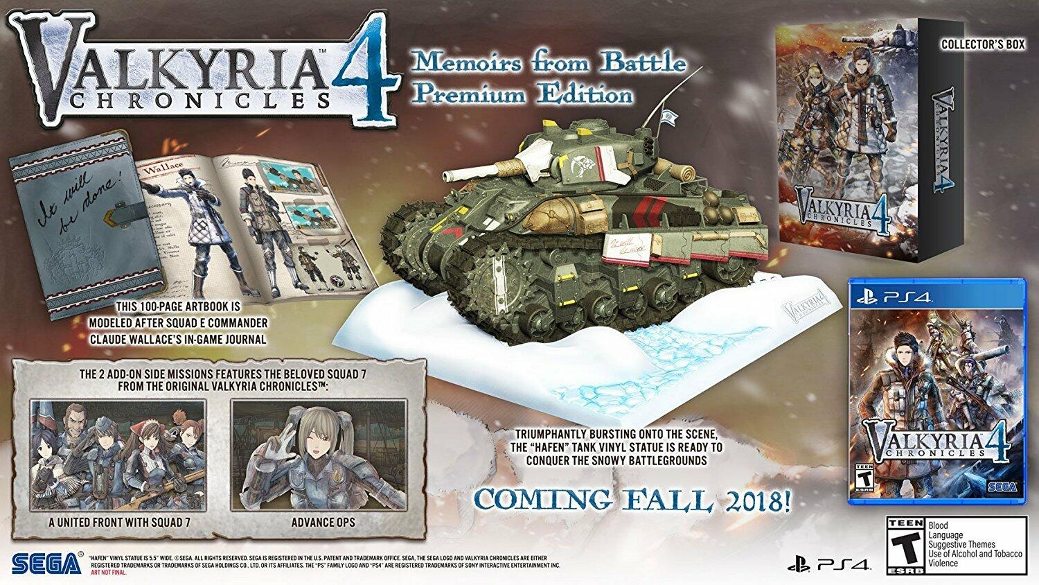 Valkyria Chronicles 4 Memoirs From Battle Premium Edition - PlayStation 4