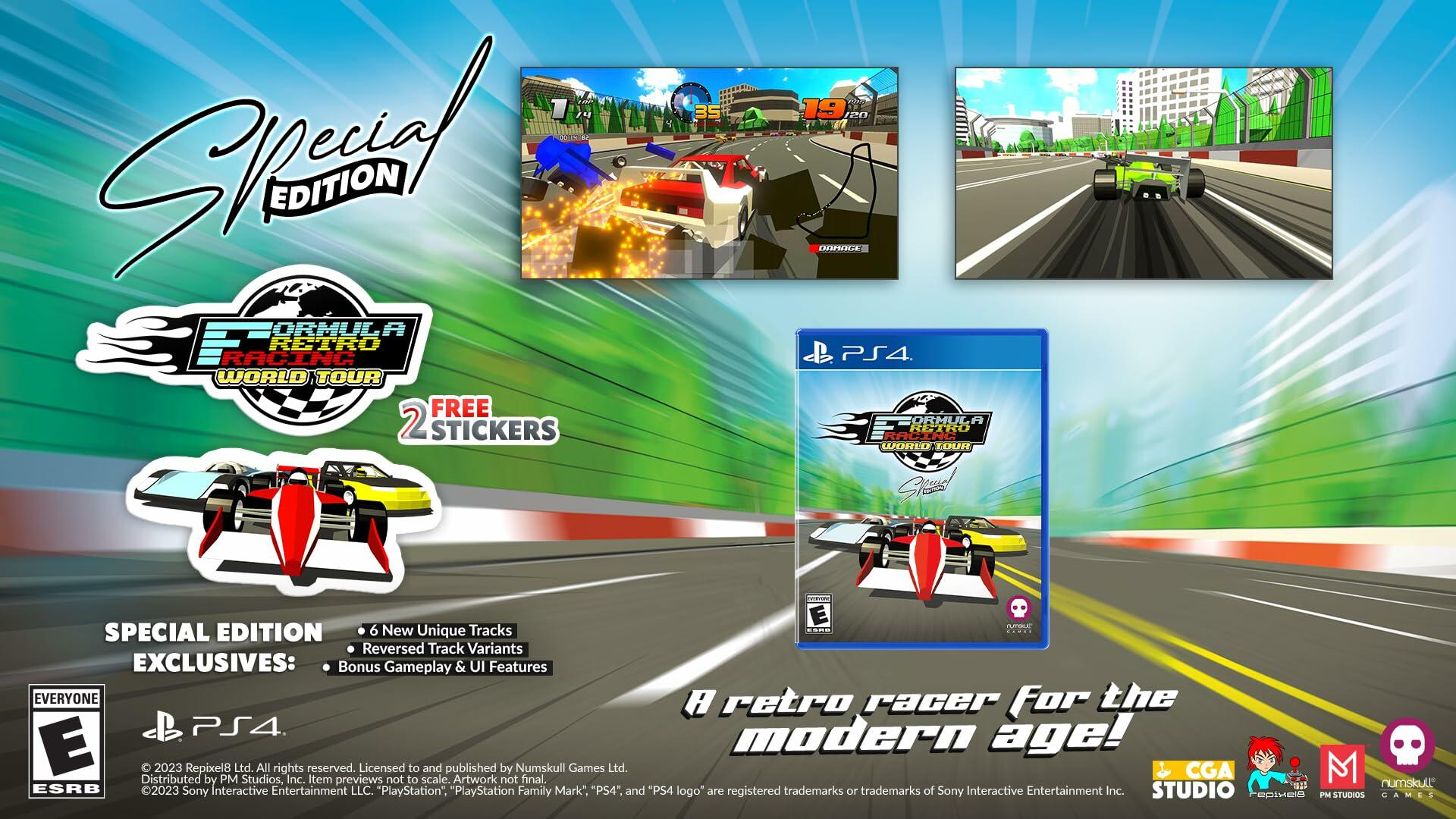 Formula Retro Racing: World Tour - Special Edition for Playstation 4 [video game]