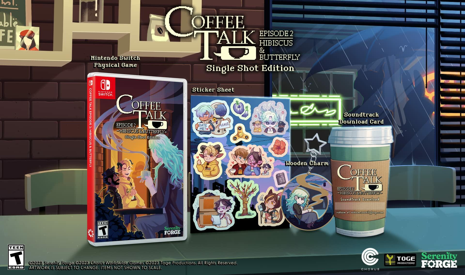 Coffee Talk Episode 2: Hibiscus & Butterfly Single Shot Edition - Nintendo Switch