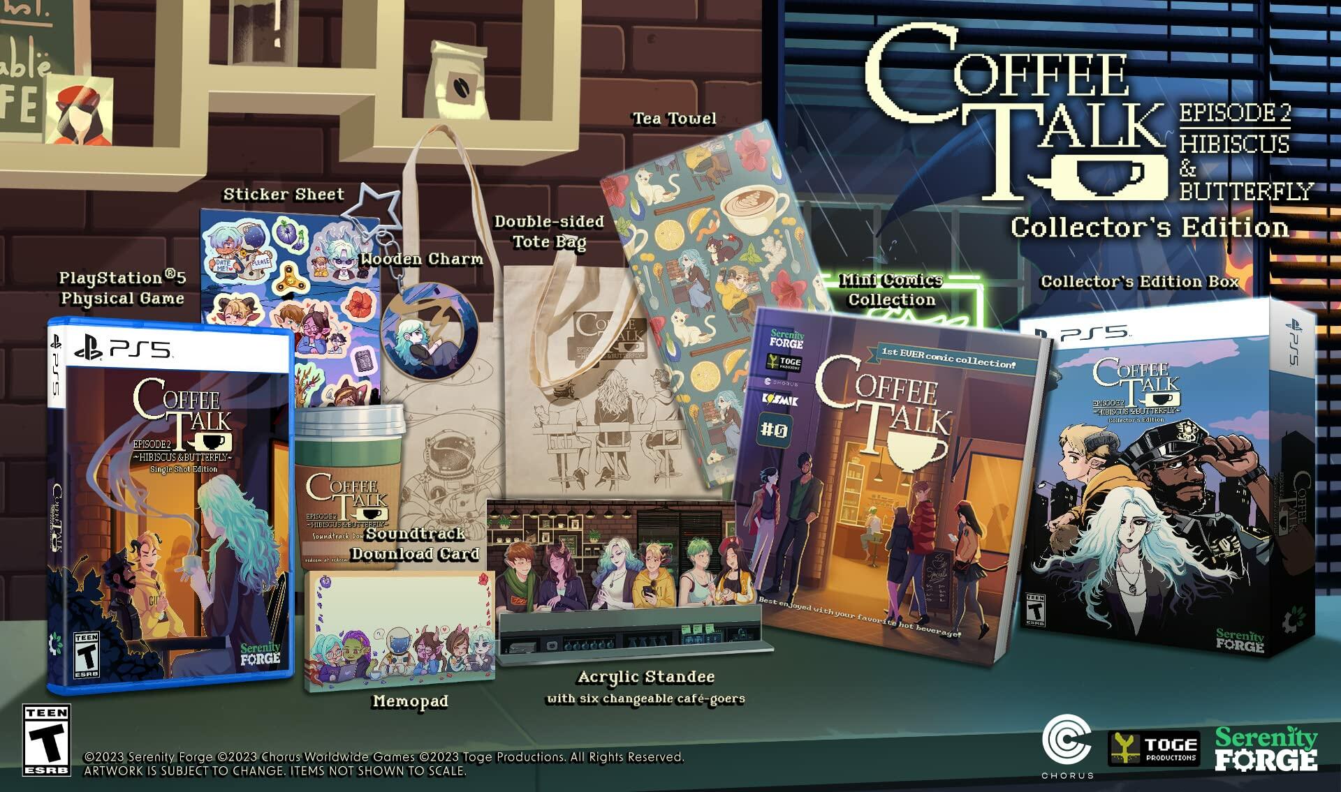 Coffee Talk Episode 2: Hibiscus & Butterfly COLLECTOR'S EDITION - PlayStation 5