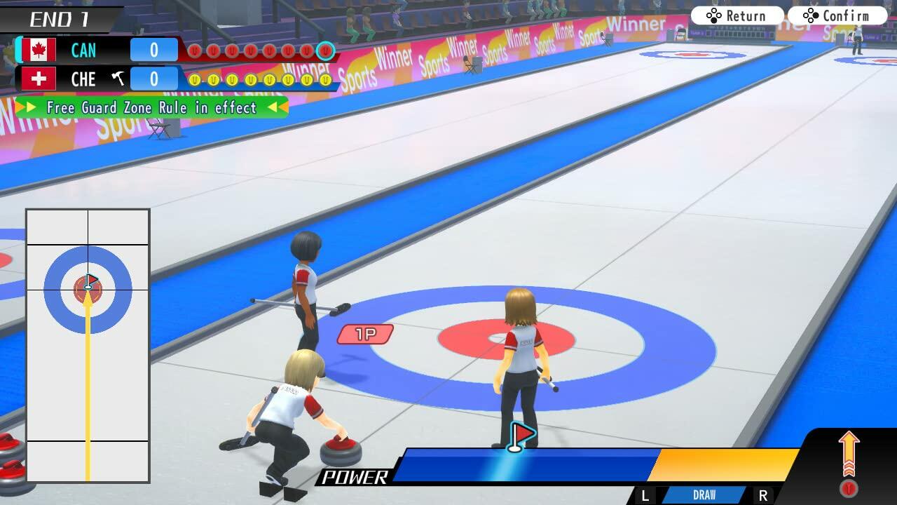 Let's Play Curling!! - Nintendo Switch [video game]