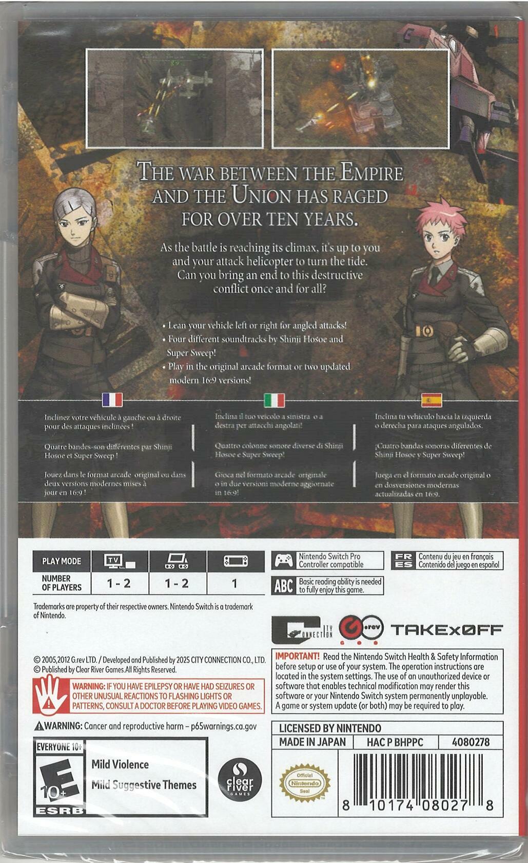 Under Defeat (Nintendo Switch) BRAND NEW