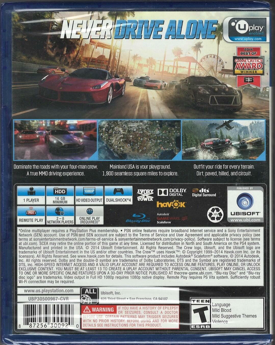 The Crew - PlayStation 4