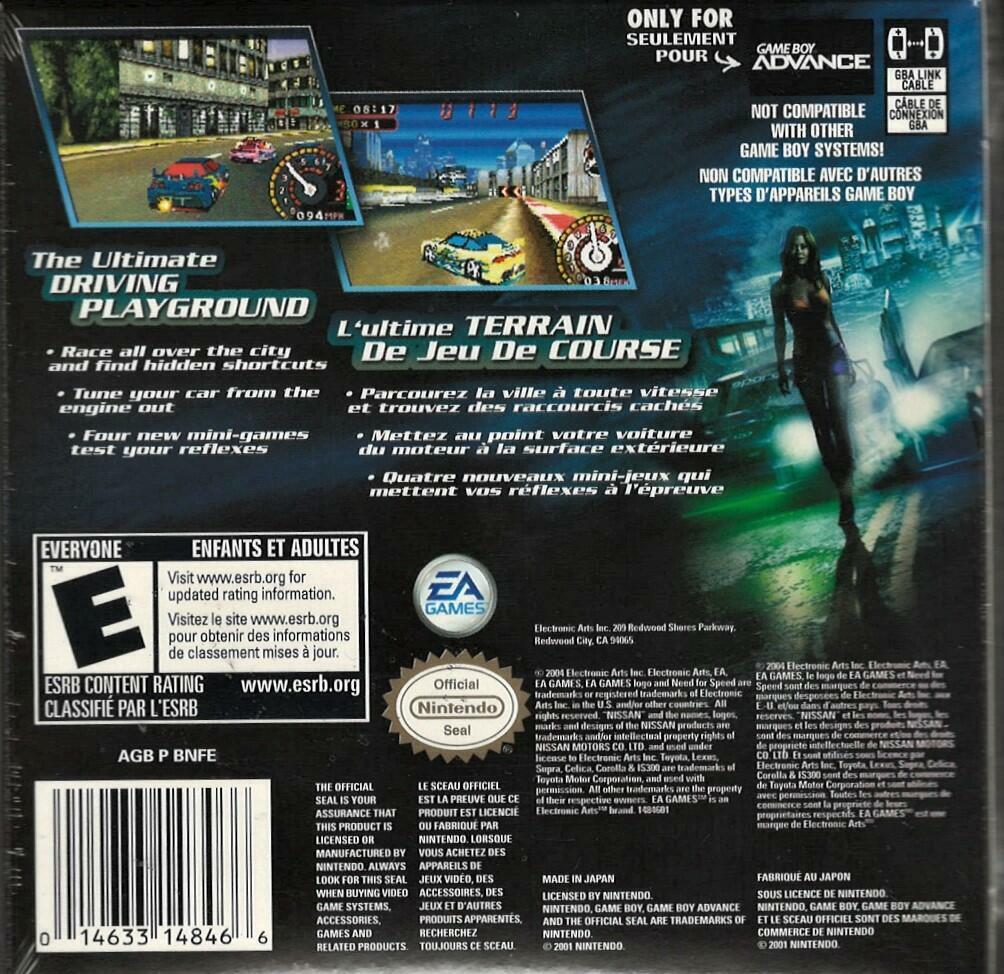 Need for Speed Underground 2 - Gameboy Advance