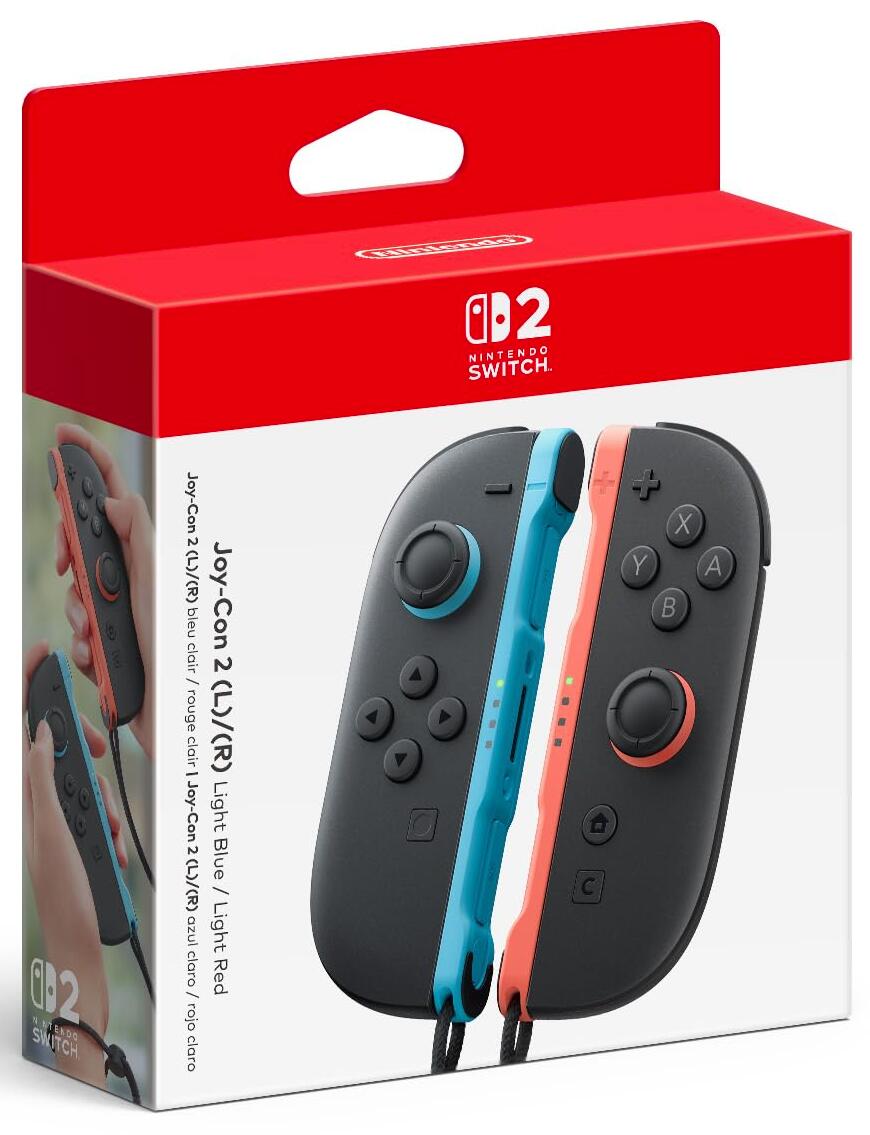 Nintendo Joy-Con 2 (L)/(R) Light Blue/Light Red - Nintendo Switch 2