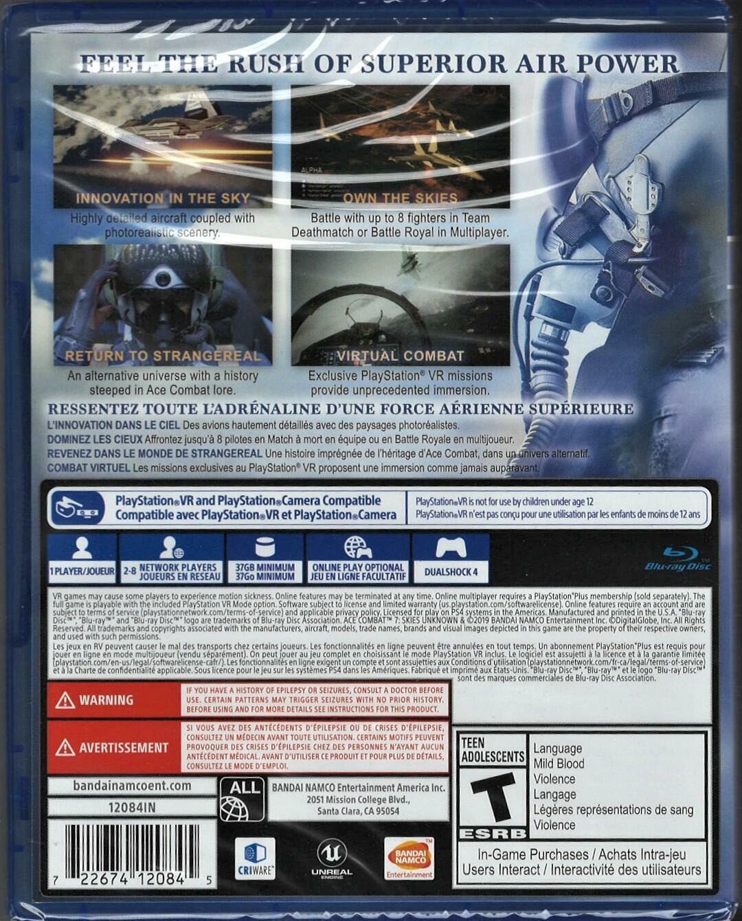 Ace Combat 7: Skies Unknown - PlayStation 4