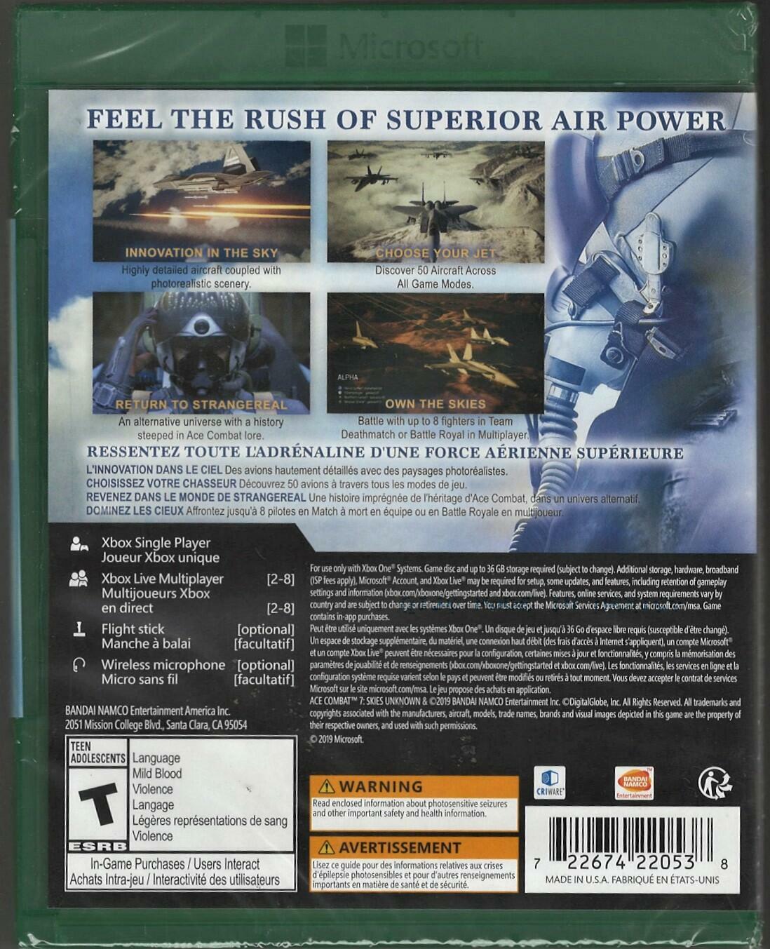 Ace Combat 7: Skies Unknown - Xbox One