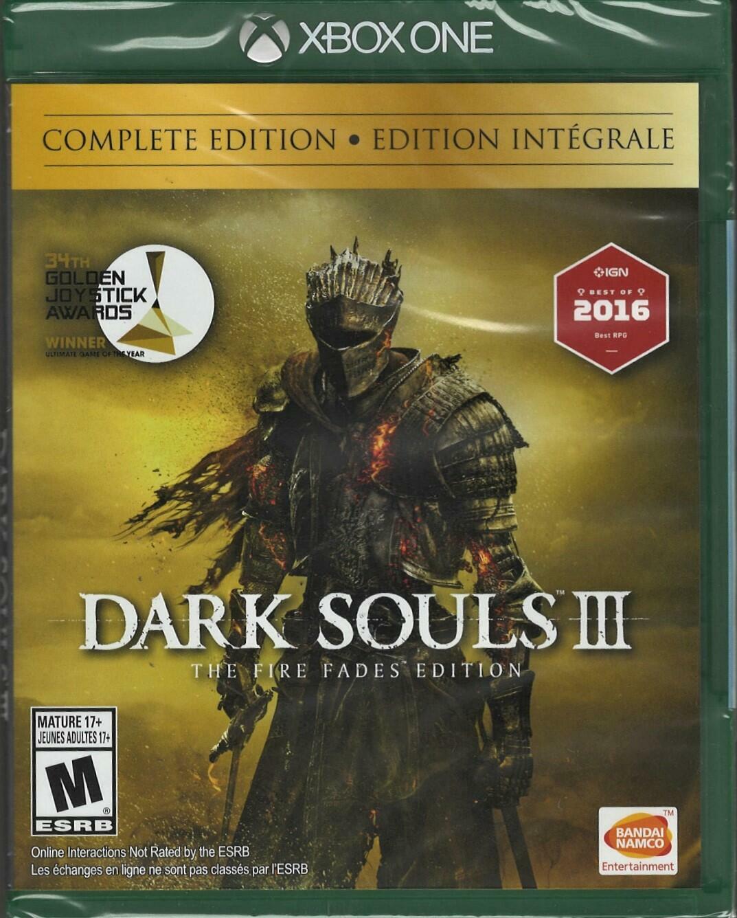 Dark Souls III: The Fire Fades Edition - Xbox One [video game]