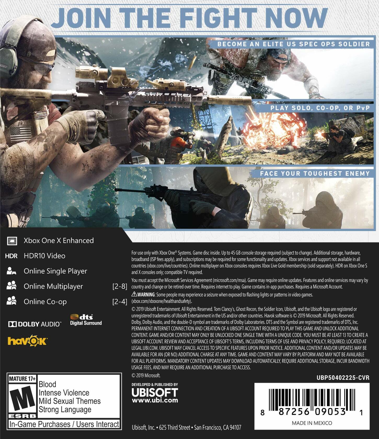 Tom Clancy's Ghost Recon Breakpoint Steelbook Gold Edition - Xbox One [video game]